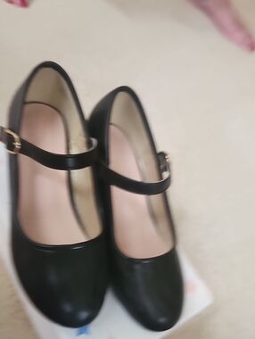 Classic Black Mary Jane Pumps -girls Dress Shoes